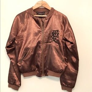 Vintage Yahoo Polyester Bomber jacket size L